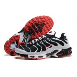 Acheter Nike Air Max TN 2018 Homme Chaussures Noir/Blanche/Rouge Soldes