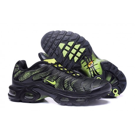 Nike Air Max TN Chaussures Hommes Noir Vert