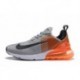 Hommes Nike Air Max 270 Gris/Orange Pas Cher